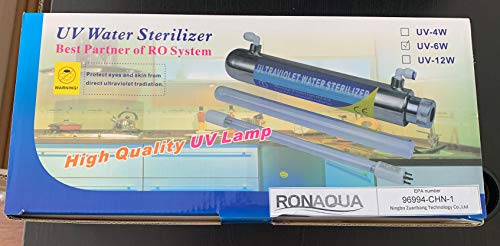 Ultraviolet Light Water Purifier Reverse Osmosis UV 6W