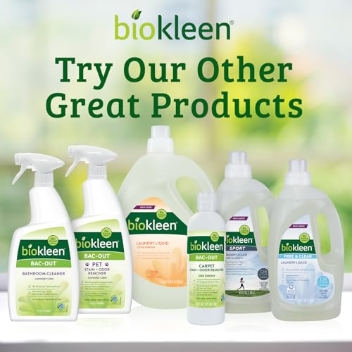 Bac Out Enzyme Cleaner Spray and Stain & Odor Remover for Pet Stains (64 Fl Oz)