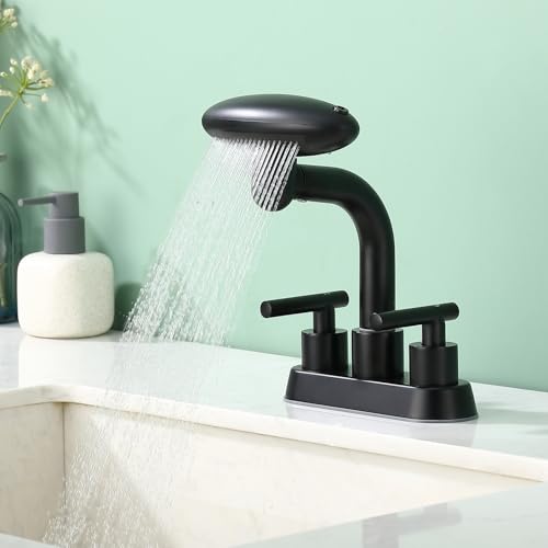 Matte Black Bathroom Sink Faucet