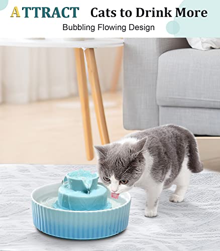Ceramic Cat Water Fountain