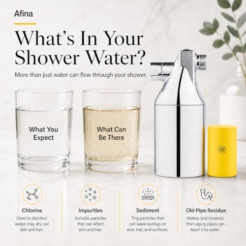 Chrome High Pressure Revitalizing Shower Filter