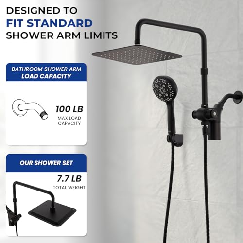 Upgraded Dual Shower Heads Combo