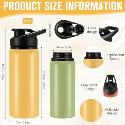 Aluminum Water Bottle Bulk (24 Count)