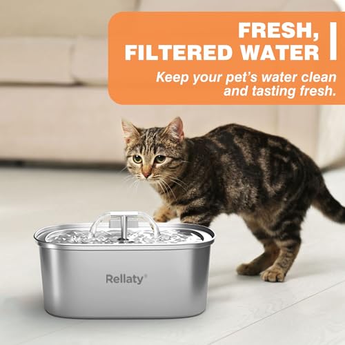 Official Cat Water Fountain Filters Replacement (4 Count)