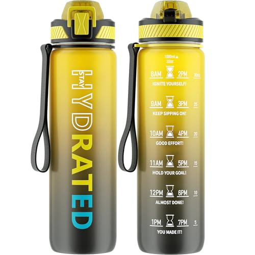 Water Bottle with Straw