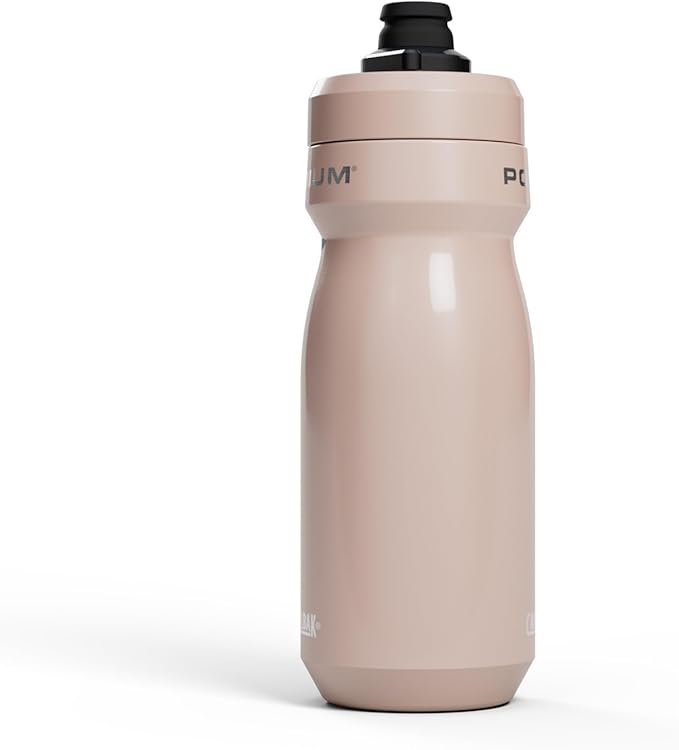 CamelBak Podium Steel Insulated Stainless Steel Bike Water Bottle – For Cycling, Fitness & Sports- Fits Most Bike Cages, 18oz - Petal