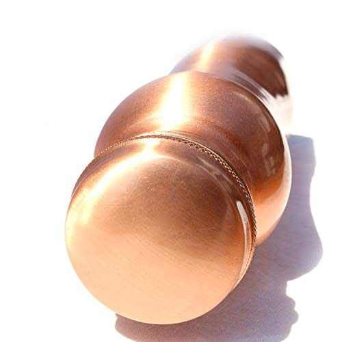 Matt Finish Copper Water Bottle Joint Less Leak Proof Ayurvedic Drinkware Copper Vessel for Sports