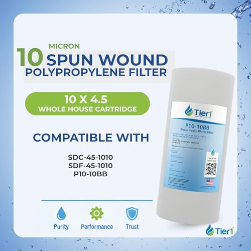 10 Micron 4.5" × 10" Sediment Water Filter (6 Count)