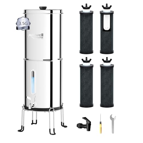 3.5G Family Sized Gravity Water Filter System