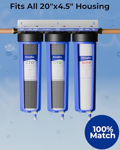 20" x 4.5" PFAS Reduction Whole House Water Filter Replacement Set