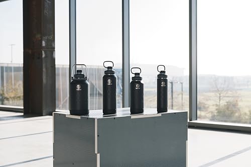 Sport Triple Insulated Water Bottle with Spout Lid and Ice Blocker