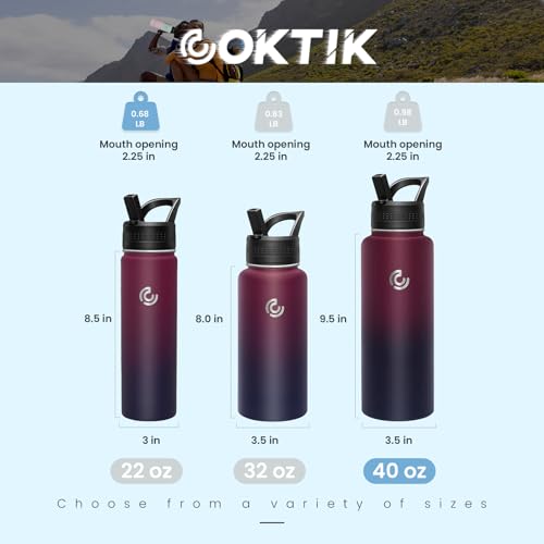 40oz Sports Water Bottle