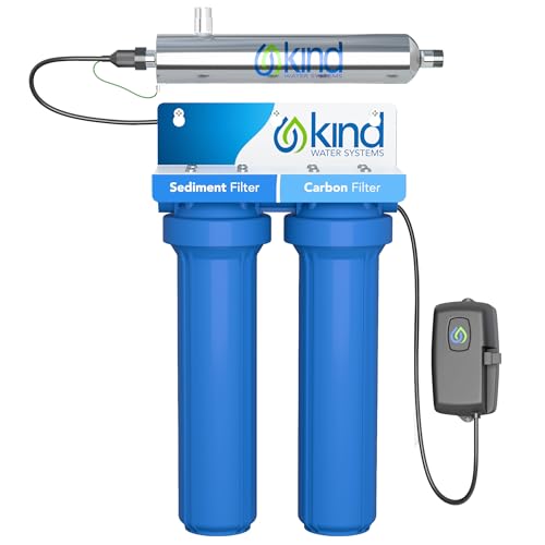 Whole Home Water Filtration System with UV Light
