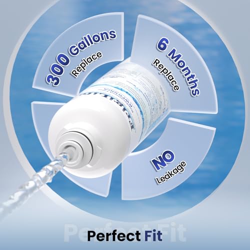 RWF6100A Refrigerator Water Filter Replacement For Bosch Ultra Clarity Pro BORPLFTR50 (3 Count)