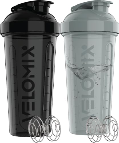 2 Pack 28oz Protein Shaker Bottle for Protein Mixes (2 Count)