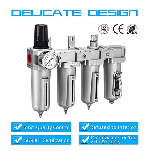 1 2" NPT Air Compressor Filter Dryer Regulator