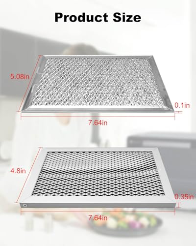 Microwave Charcoal & Grease Filter Fit for GE JVM6175EK5ES JVM6172SK5SS