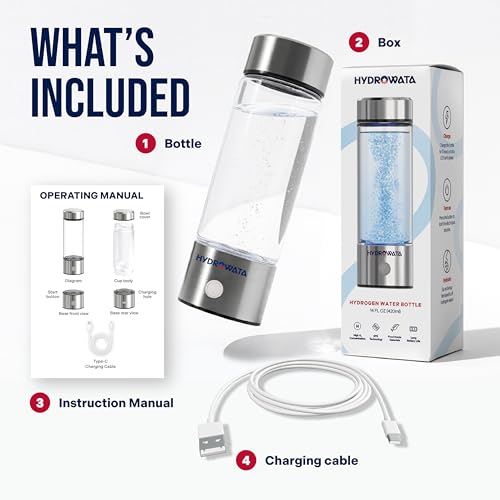 HydroWata Portable Hydrogen Water Bottle