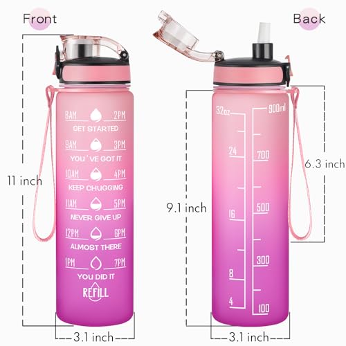 Water Bottle Leakproof BPA & Toxic Free