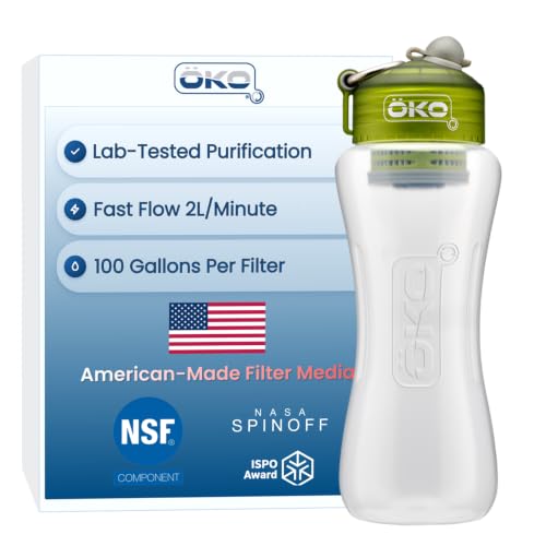 KOH2O Purification Water Bottle with Advanced Filtration