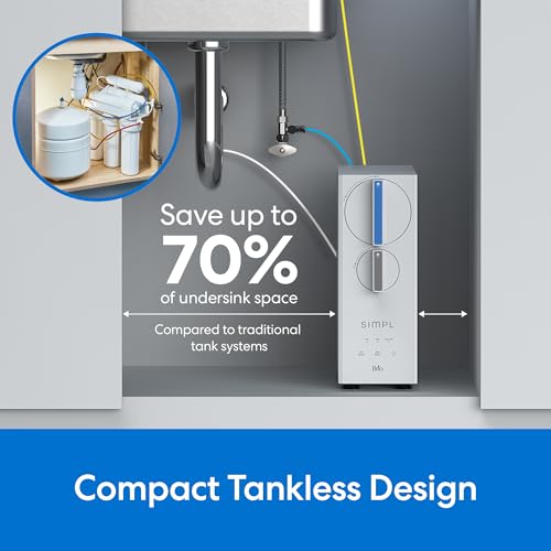 SIMPL Reverse Osmosis Tankless Water Filter System for Clean Drinking Water