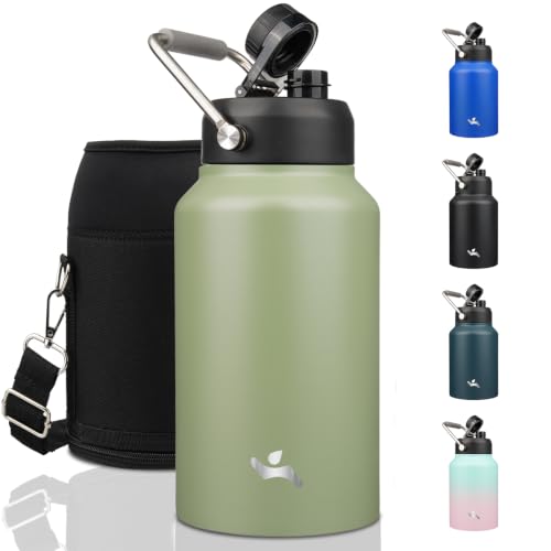 87 oz Insulated Stainless Steel Water Bottle Jug with Handle
