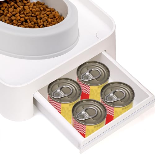Raised Pet Feeder Stand for Cats and Dogs Neck Health