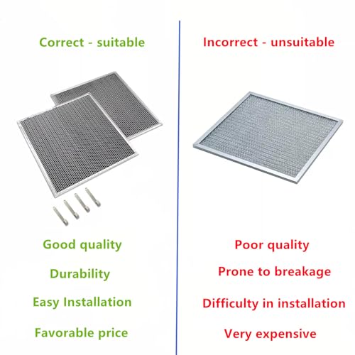 W10905734 Vent Hood Charcoal Filter Kit