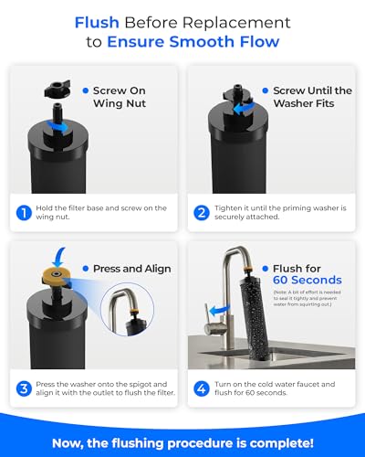 Gravity Water Filter (4 Count)