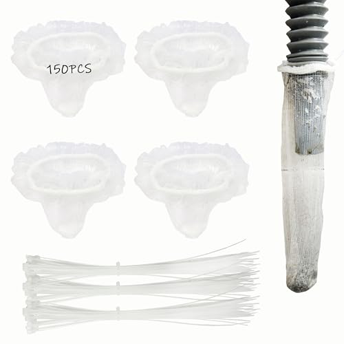 150 Pack Lint Traps for Washing Machine Hose