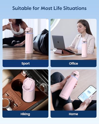 BOOST Smart Water Bottle Tracker with Reminder to Drink Water