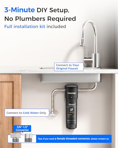 10UA UF 0.01 μm Ultra Filtration Under Sink Water Filter System