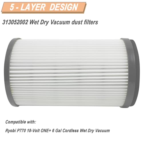 P770 Replacement Filter Compatible with Ryobi 18