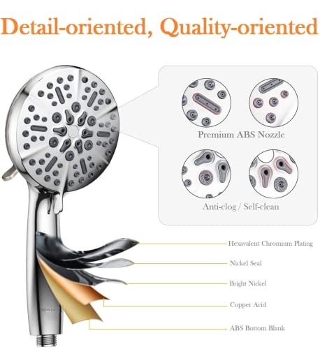 Shower Head with Handheld High Pressure
