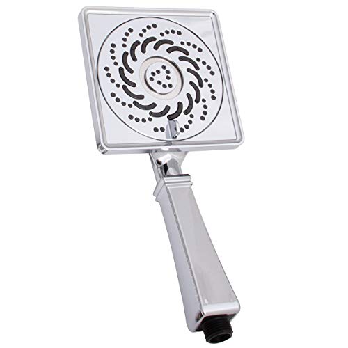 VS-5002-E175 Rainier Exhilaration High Pressure Hand Held Shower Head, 1.75 GPM, Polished Chrome