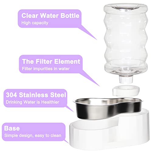 6.5L Stainless Steel Dog Water Dispenser