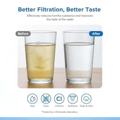 HAF-CIN/EXP DA29 Water Filter Replacement – Compatible with DA29-00020B – Carbon Block 99% Contaminant Reduction – Fresh Water & Ice – 24 Month Life 4 PACK (4 Count)