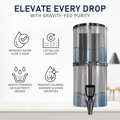 USWF Gravity Fed Water Filter System