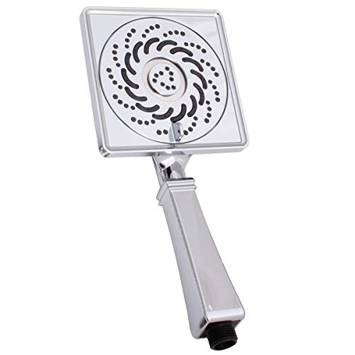 VS-5002-E2 Rainier Exhilaration High Pressure Hand Held Shower Head, 2 GPM, Polished Chrome