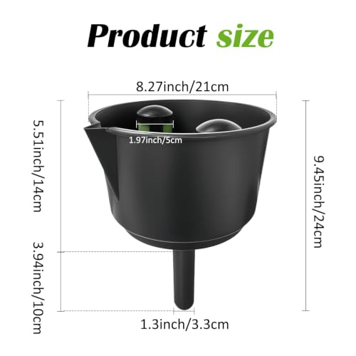 AF15CB Universal Oil Filter Funnel Compatible with Automobile