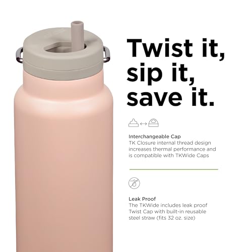 32oz TKWide Insulated Water Bottle with Twist Cap