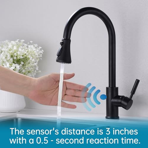 Touchless Kitchen Faucet with Pull Down Sprayer