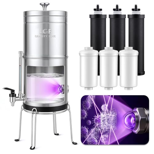 UV C Gravity Water Filter System