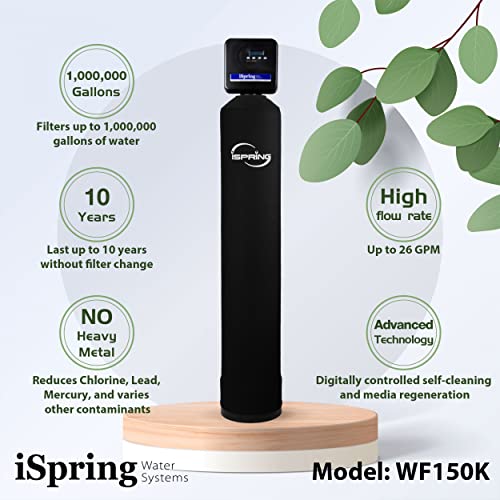WF150K Whole House Central Water Filtration System with Set and Forget Smart Valve