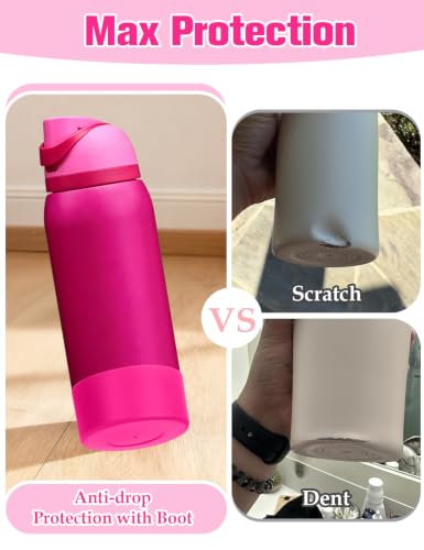 2PCS Silicone Boot for Owala FreeSip Water Bottle 40 oz (2 Count)