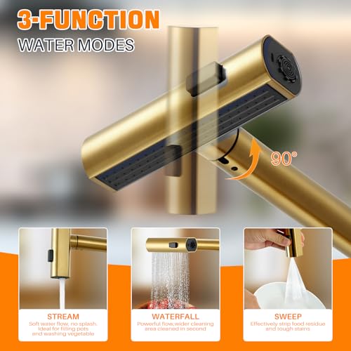 Kitchen Faucet with Pull Down Sprayer