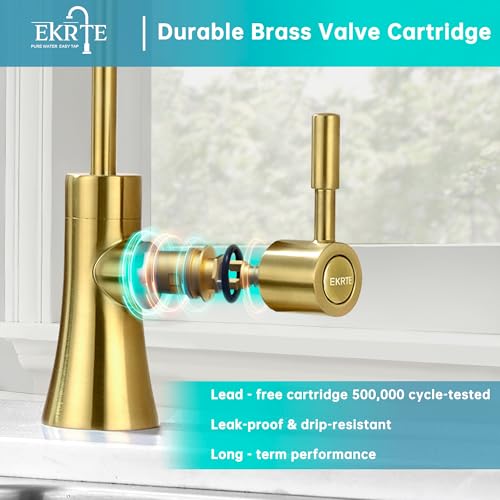 Brushed Gold Water Filter Faucet