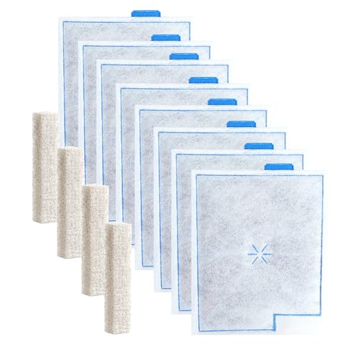 8 Pack Large Filter Cartridges Replacement Compatible with Aqueon QuietFlow LED PRO Size 20 (8 Count)