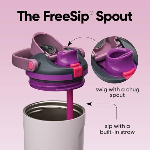 FreeSip Sway Stainless Steel Water Bottle 40 oz Dreamy Field