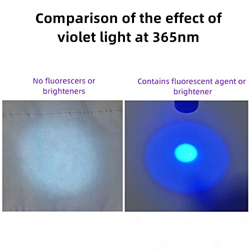 SV62 Mini 3W UV Flashlight 365nm Portable Ultraviolet Black Light Very Small EDC for Minerals